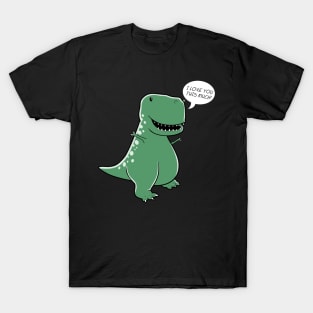 T-Rex Loves You This Much T-Shirt